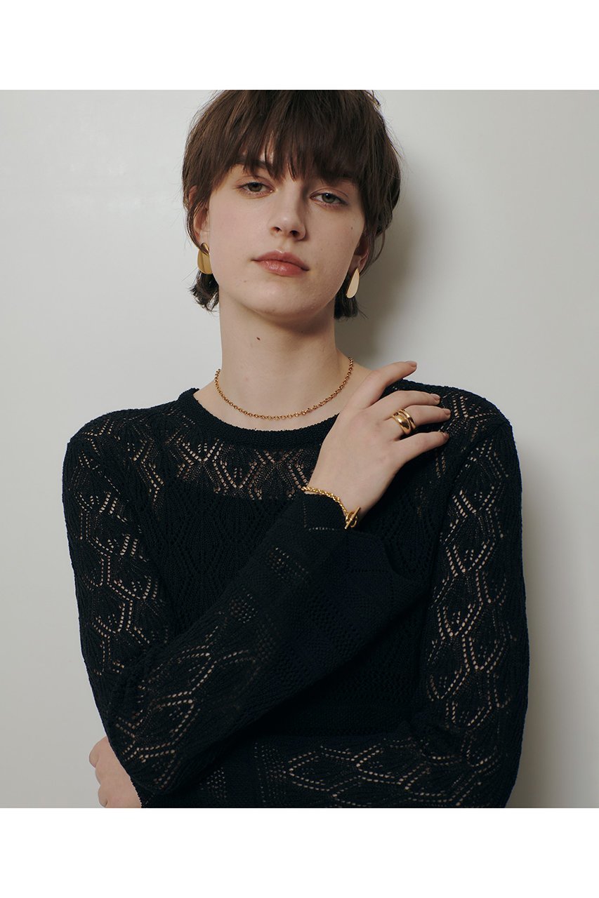 【アルアバイル/allureville】のレースニットワンピース 人気、トレンドファッション・服の通販 founy(ファニー) 　ファッション　Fashion　レディースファッション　Fashion for Women　ワンピース　Dresses　ニットワンピース　Knit Dresses　チュニック　Tunic Tops & Dresses　2026年　2026　おすすめ　Recommended / Our Picks　ジャケット　Jacket, Outerwear　チュニック　Tunic, Long Top　デニム　Denim, Jeans Material　トレンド　Trend, Trending Now　ペーパー　Paper, Kraft Paper　レース　Lace, Lace Fabric　ロング　Long, Long-Length　夏　Summer　春　Spring　S/S・春夏　SS, Spring/Summer, Warm Season　other-8|ID: prp329100004837684 ipo3291000000035247846