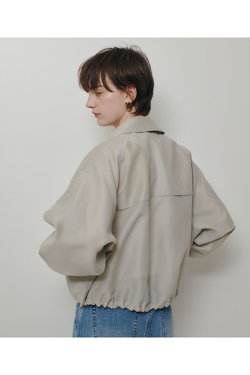 【アルアバイル/allureville】のオーガンジーステンカラーブルゾン 人気、トレンドファッション・服の通販 founy(ファニー) 　ファッション　Fashion　レディースファッション　Fashion for Women　アウター　Coat / Outerwear Collection　レディースジャケット・軽アウター　Jackets　ブルゾンジャケット・スポーティアウター　Blouson Jackets　2025年　2025　2025春夏・S/S　Spring/Summer 2025 SS25　2026年　2026　エレガント 上品　Elegant　オーガンジー　Organza Fabric　ジャケット　Jacket, Outerwear　スポーティ　Sporty, Casual Athletic　フォルム　Silhouette, Form　ブルゾン　Blouson, Bomber Jacket　ポケット　Pocket, Pocket Detail　ヨーク　Yoke, Yoke Design　人気　Popular, Best Seller　夏　Summer　春　Spring　S/S・春夏　SS, Spring/Summer, Warm Season　other-2|ID: prp329100004837685 ipo3291000000035247849