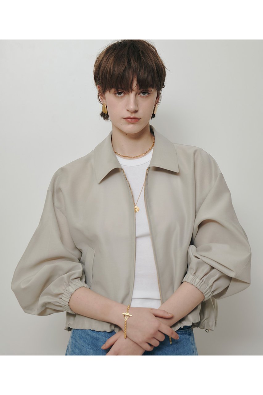 【アルアバイル/allureville】のオーガンジーステンカラーブルゾン 人気、トレンドファッション・服の通販 founy(ファニー) 　ファッション　Fashion　レディースファッション　Fashion for Women　アウター　Coat / Outerwear Collection　レディースジャケット・軽アウター　Jackets　ブルゾンジャケット・スポーティアウター　Blouson Jackets　2025年　2025　2025春夏・S/S　Spring/Summer 2025 SS25　2026年　2026　エレガント 上品　Elegant　オーガンジー　Organza Fabric　ジャケット　Jacket, Outerwear　スポーティ　Sporty, Casual Athletic　フォルム　Silhouette, Form　ブルゾン　Blouson, Bomber Jacket　ポケット　Pocket, Pocket Detail　ヨーク　Yoke, Yoke Design　人気　Popular, Best Seller　夏　Summer　春　Spring　S/S・春夏　SS, Spring/Summer, Warm Season　other-5|ID: prp329100004837685 ipo3291000000035247852