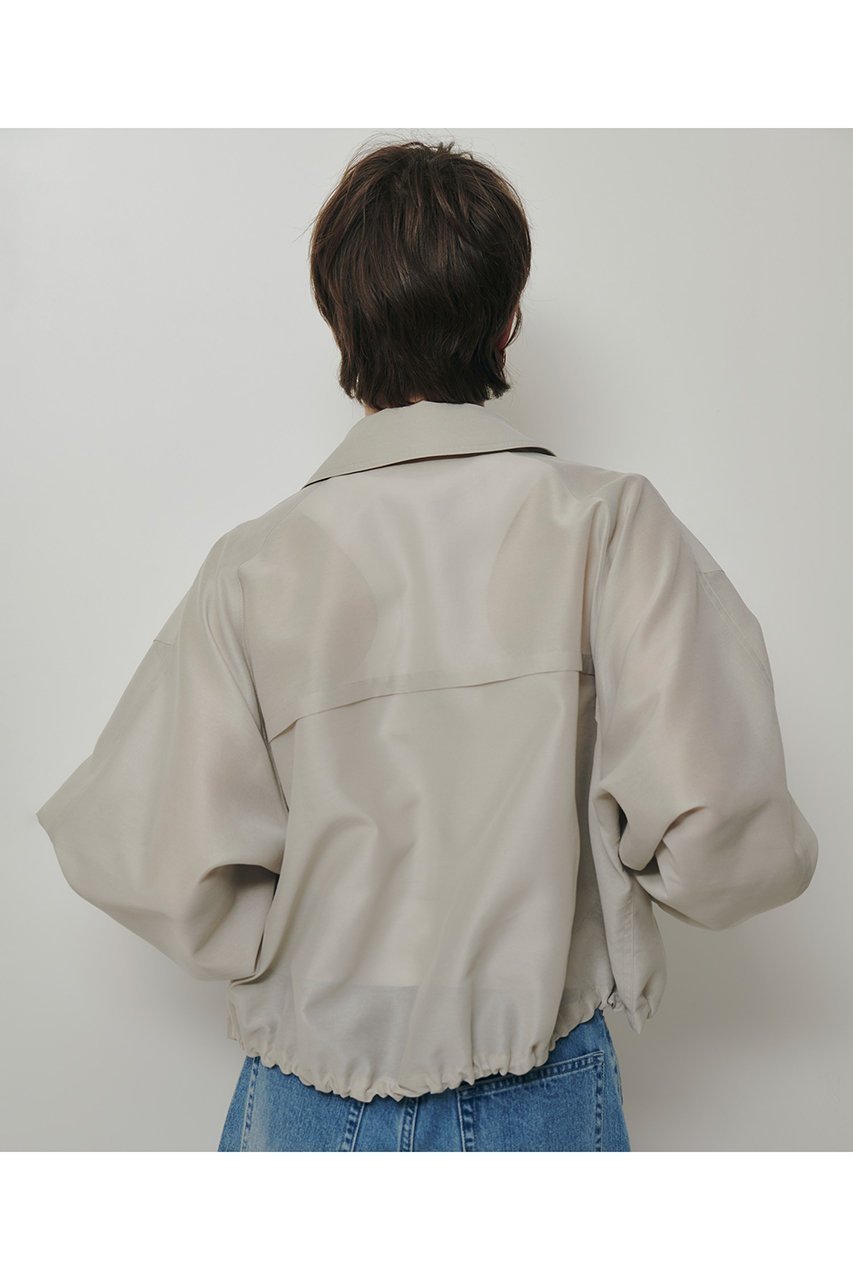 【アルアバイル/allureville】のオーガンジーステンカラーブルゾン 人気、トレンドファッション・服の通販 founy(ファニー) 　ファッション　Fashion　レディースファッション　Fashion for Women　アウター　Coat / Outerwear Collection　レディースジャケット・軽アウター　Jackets　ブルゾンジャケット・スポーティアウター　Blouson Jackets　2025年　2025　2025春夏・S/S　Spring/Summer 2025 SS25　2026年　2026　エレガント 上品　Elegant　オーガンジー　Organza Fabric　ジャケット　Jacket, Outerwear　スポーティ　Sporty, Casual Athletic　フォルム　Silhouette, Form　ブルゾン　Blouson, Bomber Jacket　ポケット　Pocket, Pocket Detail　ヨーク　Yoke, Yoke Design　人気　Popular, Best Seller　夏　Summer　春　Spring　S/S・春夏　SS, Spring/Summer, Warm Season　other-4|ID: prp329100004837685 ipo3291000000036162595