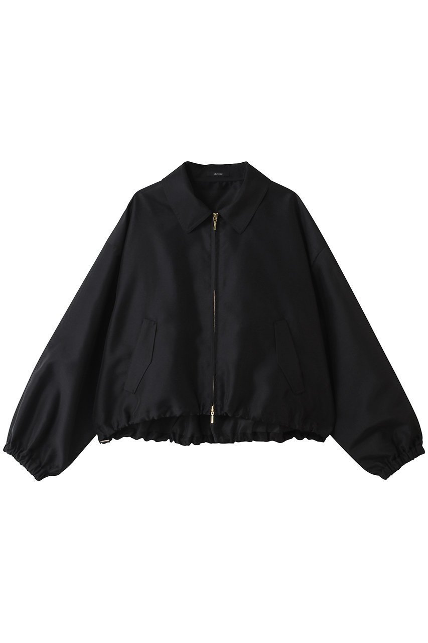 【アルアバイル/allureville】のオーガンジーステンカラーブルゾン インテリア・キッズ・メンズ・レディースファッション・服の通販 founy(ファニー) 　ファッション　Fashion　レディースファッション　Fashion for Women　アウター　Coat / Outerwear Collection　レディースジャケット・軽アウター　Jackets　ブルゾンジャケット・スポーティアウター　Blouson Jackets　2025年　2025　2025春夏・S/S　Spring/Summer 2025 SS25　エレガント 上品　Elegant　オーガンジー　Organza Fabric　ジャケット　Jacket, Outerwear　スポーティ　Sporty, Casual Athletic　フォルム　Silhouette, Form　ブルゾン　Blouson, Bomber Jacket　ポケット　Pocket, Pocket Detail　ヨーク　Yoke, Yoke Design　人気　Popular, Best Seller　ブラック|ID: prp329100004837685 ipo3291000000036370798