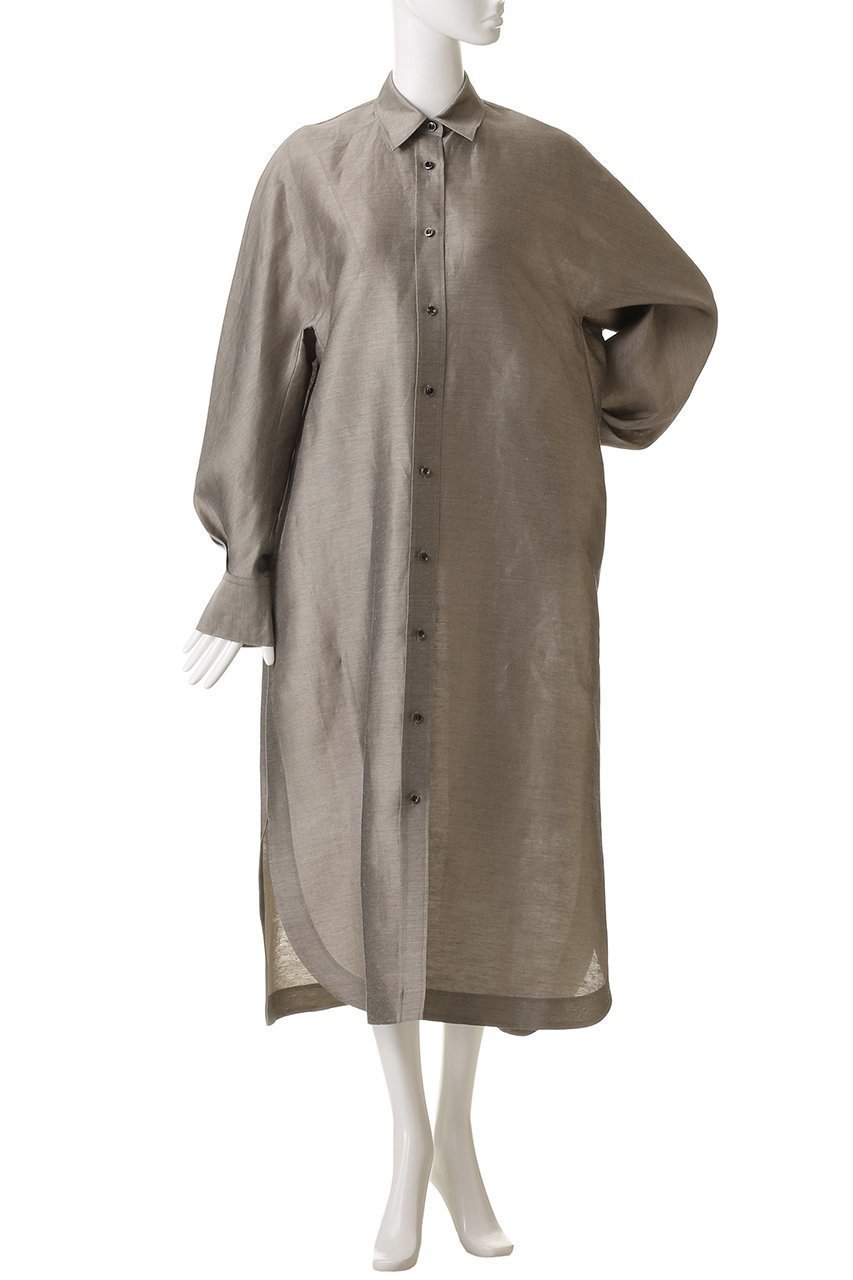 【カオス/Chaos】のモルテルシャツワンピース 人気、トレンドファッション・服の通販 founy(ファニー) 　ファッション　Fashion　レディースファッション　Fashion for Women　ワンピース　Dresses　シャツワンピース / 1枚で着映えコーデ　Shirt Dresses　チュニック　Tunic Tops & Dresses　エレガント 上品　Elegant　シューズ　Shoes, Footwear　シルク　Silk, 100% Silk　スリット　Slit, Slit Detail　チュニック　Tunic, Long Top　ボトム　Bottoms, Lower Wear　ラグジュアリー　Luxury, Elegant　ロング　Long, Long-Length　再入荷　Restock / Back in Stock　other-2|ID: prp329100004837692 ipo3291000000036836964