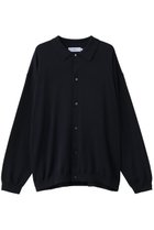 【グラフペーパー/Graphpaper】の【UNISEX】Suvin High Gauge Knit Oversized L/S Shirts 人気、トレンドファッション・服の通販 founy(ファニー) ファッション Fashion レディースファッション Fashion for Women トップス・カットソー Cut & Sew Tops ニット Knit Tops & Sweaters シャツ・ブラウス・オフィスカジュアル Elegant Blouses & Button-Ups カジュアルプルオーバー・ニットトップス Pullovers & Knit Tops / Casual Pullovers 2026年 2026 ユニセックス Unisex, Genderless なめらか Smooth, Silky Texture シンプル Simple, Minimal エレガント 上品 Elegant 夏 Summer 春 Spring S/S・春夏 SS, Spring/Summer, Warm Season 羽織 Haori, Light Jacket thumbnail NAVY|ID: prp329100004837693 ipo3291000000035944700
