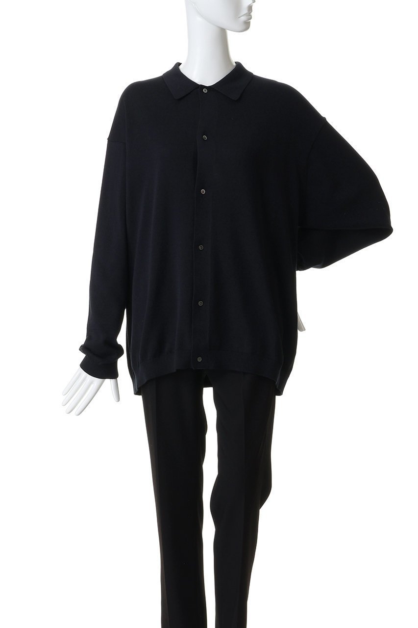 【グラフペーパー/Graphpaper】の【UNISEX】Suvin High Gauge Knit Oversized L/S Shirts 人気、トレンドファッション・服の通販 founy(ファニー) 　ファッション　Fashion　レディースファッション　Fashion for Women　トップス・カットソー　Cut & Sew Tops　ニット　Knit Tops & Sweaters　シャツ・ブラウス・オフィスカジュアル　Elegant Blouses & Button-Ups　カジュアルプルオーバー・ニットトップス　Pullovers & Knit Tops / Casual Pullovers　2026年　2026　ユニセックス　Unisex, Genderless　なめらか　Smooth, Silky Texture　シンプル　Simple, Minimal　エレガント 上品　Elegant　夏　Summer　春　Spring　S/S・春夏　SS, Spring/Summer, Warm Season　羽織　Haori, Light Jacket　other-2|ID: prp329100004837693 ipo3291000000035944701