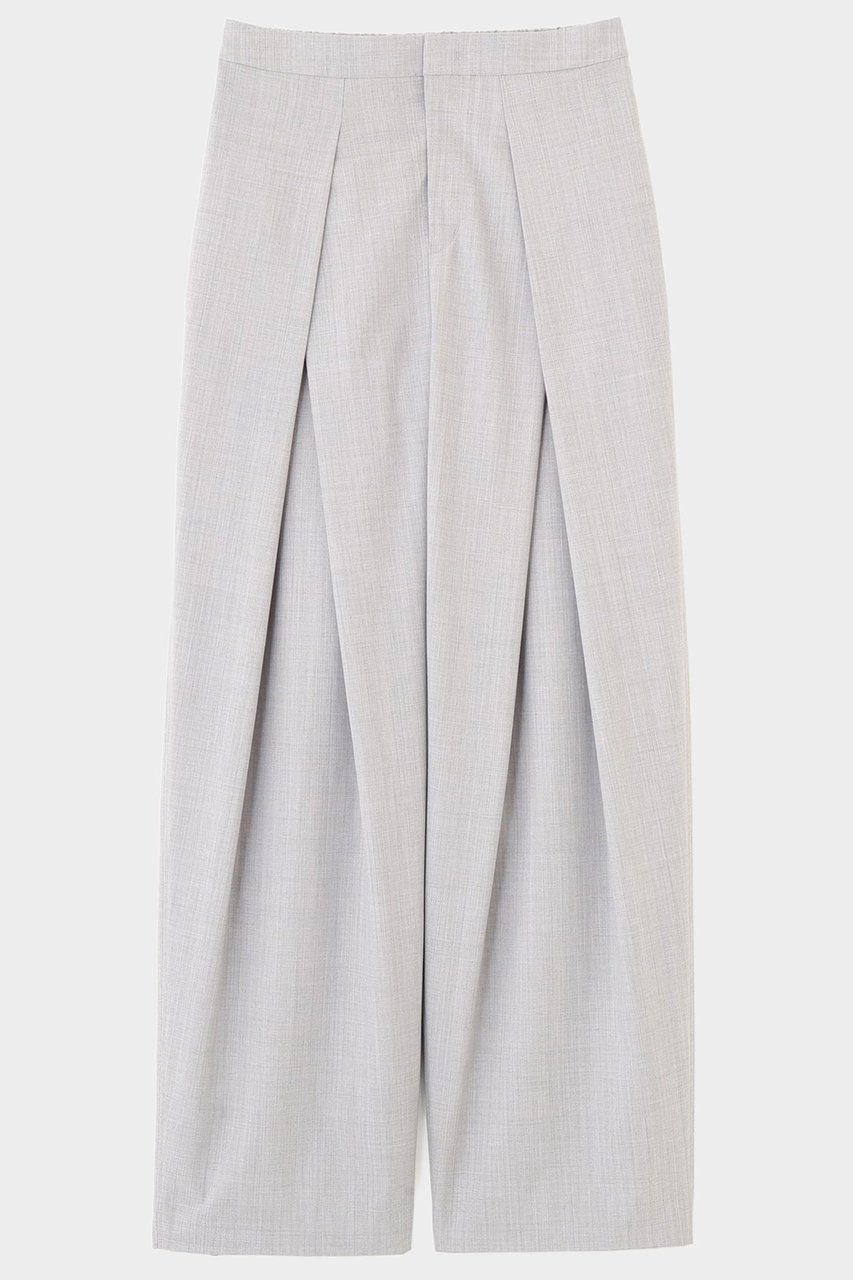 【ル フィル/LE PHIL】のライトウールワイドパンツ インテリア・キッズ・メンズ・レディースファッション・服の通販 founy(ファニー) 　ファッション　Fashion　レディースファッション　Fashion for Women　パンツ　Pants & Trousers　シンプル　Simple, Minimal　スタンダード　Standard, Basic　ラグジュアリー　Luxury, Elegant　再入荷　Restock / Back in Stock　グレー|ID: prp329100004837702 ipo3291000000035354543