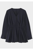 【ル フィル/LE PHIL】のドライツイルカシュクールブラウス 人気、トレンドファッション・服の通販 founy(ファニー) ファッション Fashion レディースファッション Fashion for Women トップス・カットソー Cut & Sew Tops シャツ・ブラウス・オフィスカジュアル Elegant Blouses & Button-Ups エレガント 上品 Elegant カシュクール Wrap Design スタンダード Standard, Basic スリーブ Sleeve, Long Sleeve / Short Sleeve ツイル Twist, Twisted Detail デコルテ Décolleté, Neckline バルーン Balloon, Balloon Silhouette フォルム Silhouette, Form フロント Front, Front Design ロング Long, Long-Length 再入荷 Restock / Back in Stock thumbnail ネイビー|ID: prp329100004837704 ipo3291000000036162659