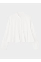 【ル フィル/LE PHIL】のSOLOTEXブロードショートペプラムブラウス 人気、トレンドファッション・服の通販 founy(ファニー) ファッション Fashion レディースファッション Fashion for Women トップス・カットソー Cut & Sew Tops シャツ・ブラウス・オフィスカジュアル Elegant Blouses & Button-Ups カフス Cuff Design クラシック Classic, Timeless Style スタンダード Standard, Basic スタンド Stand Collar, Upright Stand スリーブ Sleeve, Long Sleeve / Short Sleeve フレア Flare, Flared ロング Long, Long-Length エレガント 上品 Elegant 新作・新入荷 New Arrivals / New In |ID:prp329100004837706