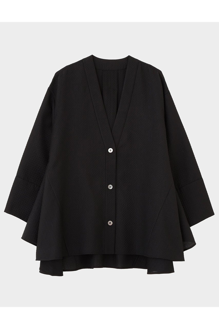 【ル フィル/LE PHIL】のスクエアジャカードカーディガン 人気、トレンドファッション・服の通販 founy(ファニー) 　ファッション　Fashion　レディースファッション　Fashion for Women　トップス・カットソー　Cut & Sew Tops　カーディガン・羽織り　Layered Style Cardigans　シャツ・ブラウス・オフィスカジュアル　Elegant Blouses & Button-Ups　インナー　Innerwear　カーディガン　Cardigan, Knitwear　ショルダー　Shoulder, Shoulder Strap　シンプル　Simple, Minimal　ジャカード／ジャガード　Jacquard, Woven Pattern　ジャケット　Jacket, Outerwear　スクエア　Square, Square Shape　スタンダード　Standard, Basic　スリーブ　Sleeve, Long Sleeve / Short Sleeve　ドロップ　Drop Shoulder, Dropped Style　バランス　Balance, Style Balance　パターン　Pattern, Design Print　フィット　Fit, Slim Fit　フォルム　Silhouette, Form　フレア　Flare, Flared　ロング　Long, Long-Length　夏　Summer　エレガント 上品　Elegant　 other-1|ID: prp329100004837711 ipo3291000000036162667