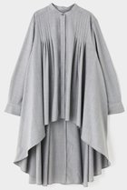 【ル フィル/LE PHIL】のライトウールボリュームブラウス 人気、トレンドファッション・服の通販 founy(ファニー) ファッション Fashion レディースファッション Fashion for Women トップス・カットソー Cut & Sew Tops シャツ・ブラウス・オフィスカジュアル Elegant Blouses & Button-Ups スタンダード Standard, Basic スタンド Stand Collar, Upright Stand スリーブ Sleeve, Long Sleeve / Short Sleeve ドレープ Drape, Draping Fabric ヘムライン Hemline, Bottom Cut ロング Long, Long-Length 春 Spring thumbnail グレー|ID: prp329100004837712 ipo3291000000035578142