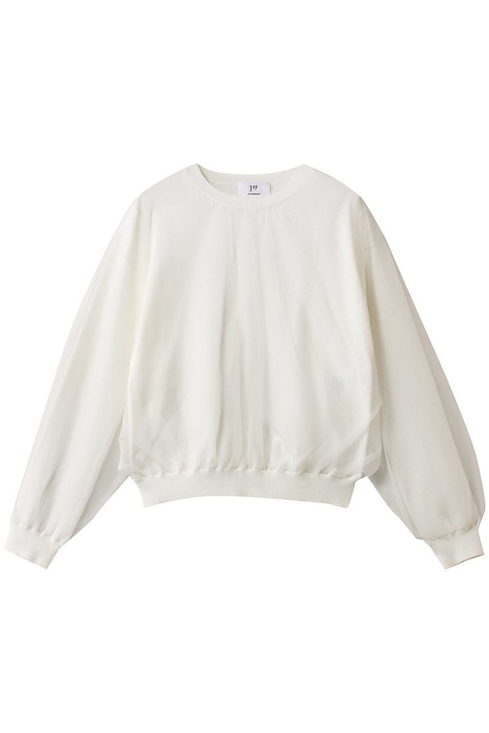 【プルミエ アロンディスモン/1er Arrondissement】のオーガンザレイヤードニットプルオーバー インテリア・キッズ・メンズ・レディースファッション・服の通販 founy(ファニー) https://founy.com/ ファッション Fashion レディースファッション Fashion for Women トップス・カットソー Cut & Sew Tops ニット Knit Tops & Sweaters カジュアルプルオーバー・ニットトップス Pullovers & Knit Tops / Casual Pullovers 2026年 2026 シンプル Simple, Minimal スラックス Slacks, Dress Pants デニム Denim, Jeans Material ベーシック Basic, Essential エレガント 上品 Elegant 夏 Summer 春 Spring S/S・春夏 SS, Spring/Summer, Warm Season |ID: prp329100004837714 ipo3291000000035850193