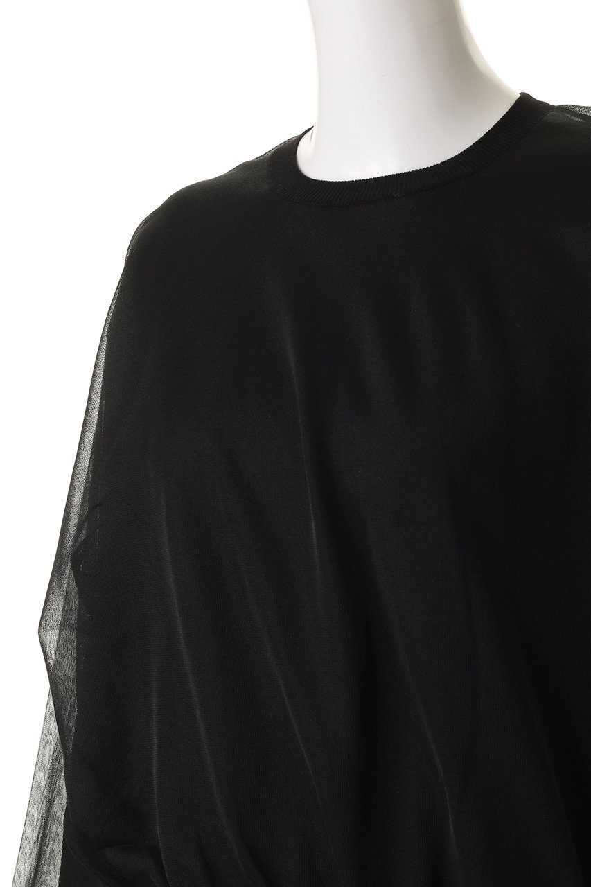 【プルミエ アロンディスモン/1er Arrondissement】のオーガンザレイヤードニットプルオーバー 人気、トレンドファッション・服の通販 founy(ファニー) 　ファッション　Fashion　レディースファッション　Fashion for Women　トップス・カットソー　Cut & Sew Tops　ニット　Knit Tops & Sweaters　カジュアルプルオーバー・ニットトップス　Pullovers & Knit Tops / Casual Pullovers　2026年　2026　シンプル　Simple, Minimal　スラックス　Slacks, Dress Pants　デニム　Denim, Jeans Material　ベーシック　Basic, Essential　エレガント 上品　Elegant　夏　Summer　春　Spring　S/S・春夏　SS, Spring/Summer, Warm Season　other-5|ID: prp329100004837714 ipo3291000000035850206