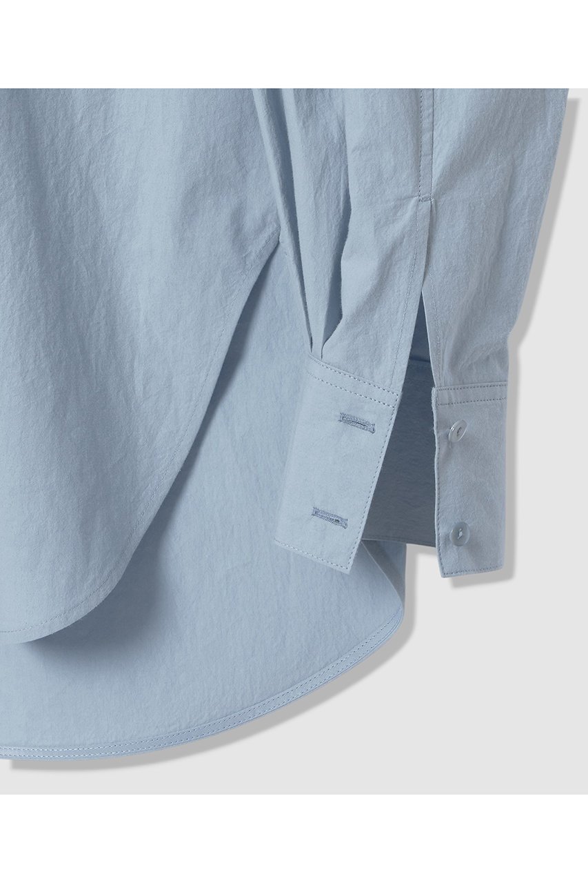 【アルアバイル/allureville】のバレススリーブシャツ 人気、トレンドファッション・服の通販 founy(ファニー) 　ファッション　Fashion　レディースファッション　Fashion for Women　トップス・カットソー　Cut & Sew Tops　シャツ・ブラウス・オフィスカジュアル　Elegant Blouses & Button-Ups　2026年　2026　シンプル　Simple, Minimal　スリット　Slit, Slit Detail　スリーブ　Sleeve, Long Sleeve / Short Sleeve　タイプライター　Typewriter Fabric, Crisp Cotton　フォルム　Silhouette, Form　ロング　Long, Long-Length　エレガント 上品　Elegant　夏　Summer　春　Spring　S/S・春夏　SS, Spring/Summer, Warm Season　other-5|ID: prp329100004837718 ipo3291000000036165752