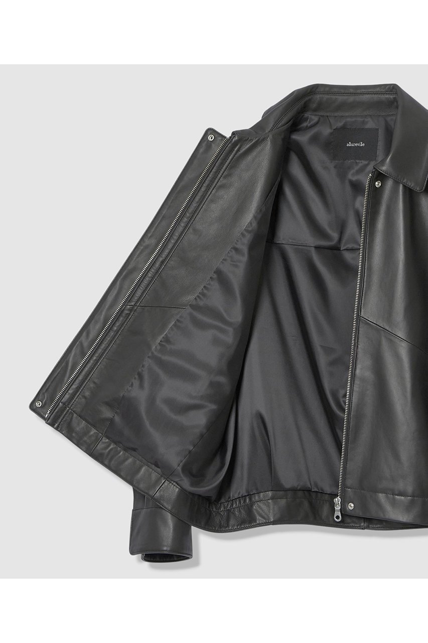 【アルアバイル/allureville】のレザーブルゾン 人気、トレンドファッション・服の通販 founy(ファニー) 　ファッション　Fashion　レディースファッション　Fashion for Women　アウター　Coat / Outerwear Collection　レディースジャケット・軽アウター　Jackets　ブルゾンジャケット・スポーティアウター　Blouson Jackets　2026年　2026　ジャケット　Jacket, Outerwear　ブルゾン　Blouson, Bomber Jacket　エレガント 上品　Elegant　再入荷　Restock / Back in Stock　夏　Summer　春　Spring　S/S・春夏　SS, Spring/Summer, Warm Season　other-6|ID: prp329100004837719 ipo3291000000036162693