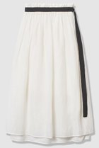 【アルアバイル/allureville】のカールマイヤーギャザースカート 人気、トレンドファッション・服の通販 founy(ファニー) ファッション Fashion レディースファッション Fashion for Women スカート Skirts ロングスカート Long Skirts / Maxi & Midi Skirts 2026年 2026 ギャザー Gathered, Ruffled シアー Sheer, See-Through シンプル Simple, Minimal リネン Linen, Linen Fabric ロング Long, Long-Length 夏 Summer 春 Spring S/S・春夏 SS, Spring/Summer, Warm Season 軽量 Lightweight, Ultra Light thumbnail ホワイト|ID: prp329100004837721 ipo3291000000035997949
