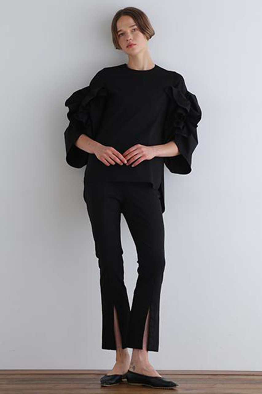 【ル フィル/LE PHIL】のハイストレッチフロントスリットパンツ 人気、トレンドファッション・服の通販 founy(ファニー) 　ファッション　Fashion　レディースファッション　Fashion for Women　パンツ　Pants & Trousers　おすすめ　Recommended / Our Picks　ストレッチ　Stretch, Stretchy Fabric　スリット　Slit, Slit Detail　セットアップ　Set-Up, Coordinated Outfit　フレア　Flare, Flared　ボトム　Bottoms, Lower Wear　other-4|ID: prp329100004837727 ipo3291000000035248159