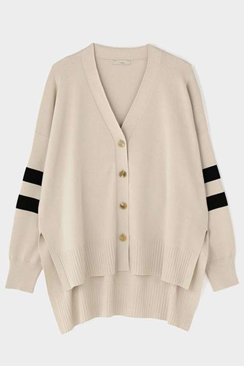 【ル フィル/LE PHIL】のオーバーサイズカーディガン インテリア・キッズ・メンズ・レディースファッション・服の通販 founy(ファニー) 　ファッション　Fashion　レディースファッション　Fashion for Women　トップス・カットソー　Cut & Sew Tops　ニット　Knit Tops & Sweaters　カーディガン・羽織り　Layered Style Cardigans　カジュアルプルオーバー・ニットトップス　Pullovers & Knit Tops / Casual Pullovers　カーディガン　Cardigan, Knitwear　スポーティ　Sporty, Casual Athletic　ベーシック　Basic, Essential　再入荷　Restock / Back in Stock　ベージュ|ID: prp329100004837732 ipo3291000000036162720