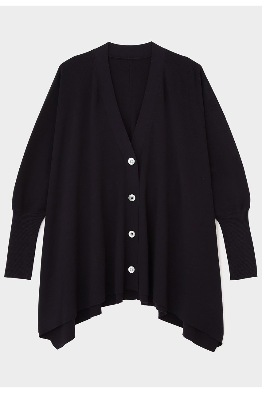 【ル フィル/LE PHIL】のスクエアニットカーデ インテリア・キッズ・メンズ・レディースファッション・服の通販 founy(ファニー) 　ファッション　Fashion　レディースファッション　Fashion for Women　トップス・カットソー　Cut & Sew Tops　ニット　Knit Tops & Sweaters　カジュアルプルオーバー・ニットトップス　Pullovers & Knit Tops / Casual Pullovers　カーディガン　Cardigan, Knitwear　シンプル　Simple, Minimal　スリット　Slit, Slit Detail　ビッグ　Big, Oversized　ポンチョ　Poncho, Cape Style　ネイビー|ID: prp329100004837733 ipo3291000000036130716