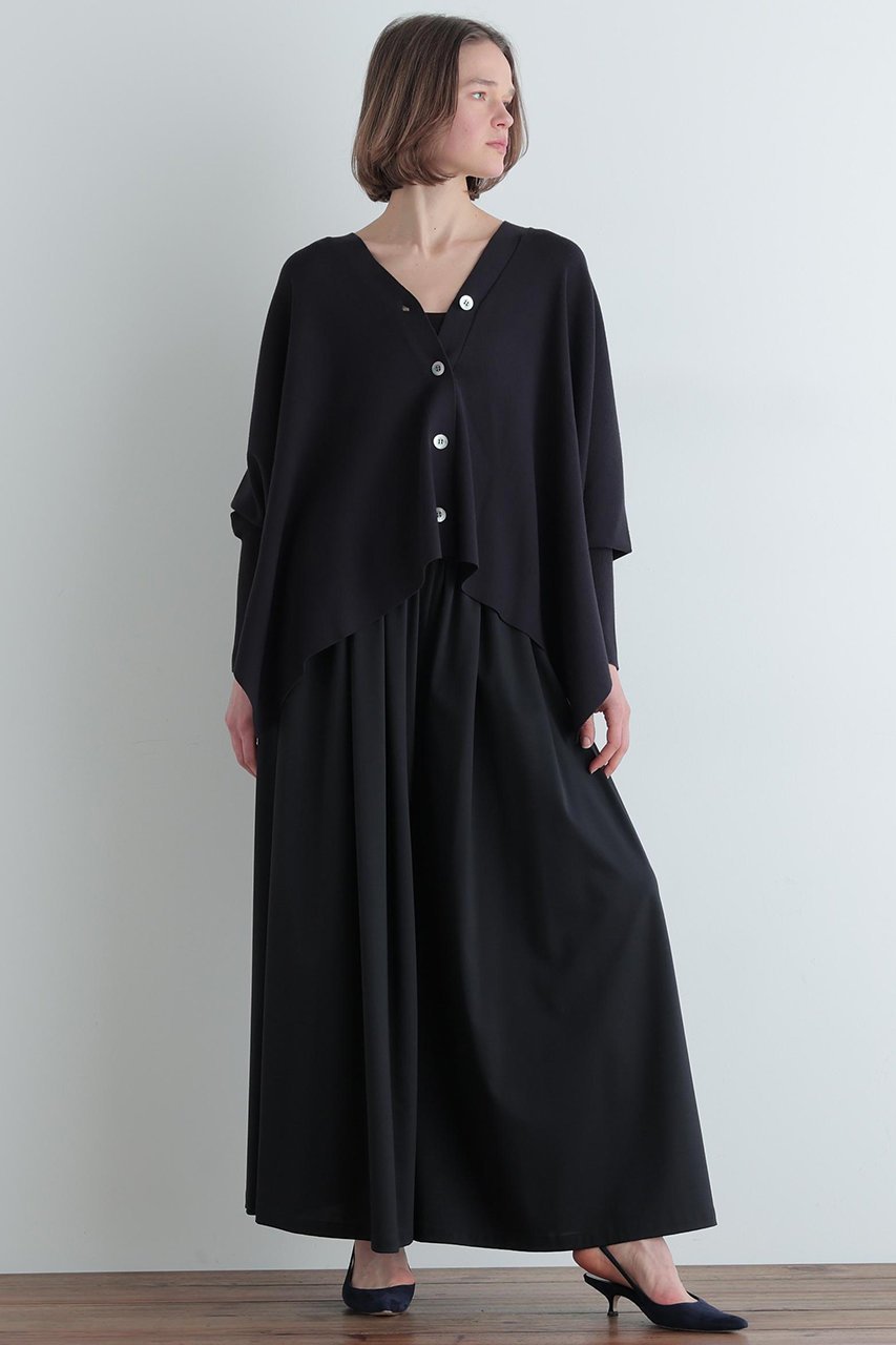 【ル フィル/LE PHIL】のスクエアニットカーデ 人気、トレンドファッション・服の通販 founy(ファニー) 　ファッション　Fashion　レディースファッション　Fashion for Women　トップス・カットソー　Cut & Sew Tops　ニット　Knit Tops & Sweaters　カジュアルプルオーバー・ニットトップス　Pullovers & Knit Tops / Casual Pullovers　カーディガン　Cardigan, Knitwear　シンプル　Simple, Minimal　スリット　Slit, Slit Detail　ビッグ　Big, Oversized　ポンチョ　Poncho, Cape Style　other-3|ID: prp329100004837733 ipo3291000000036145716