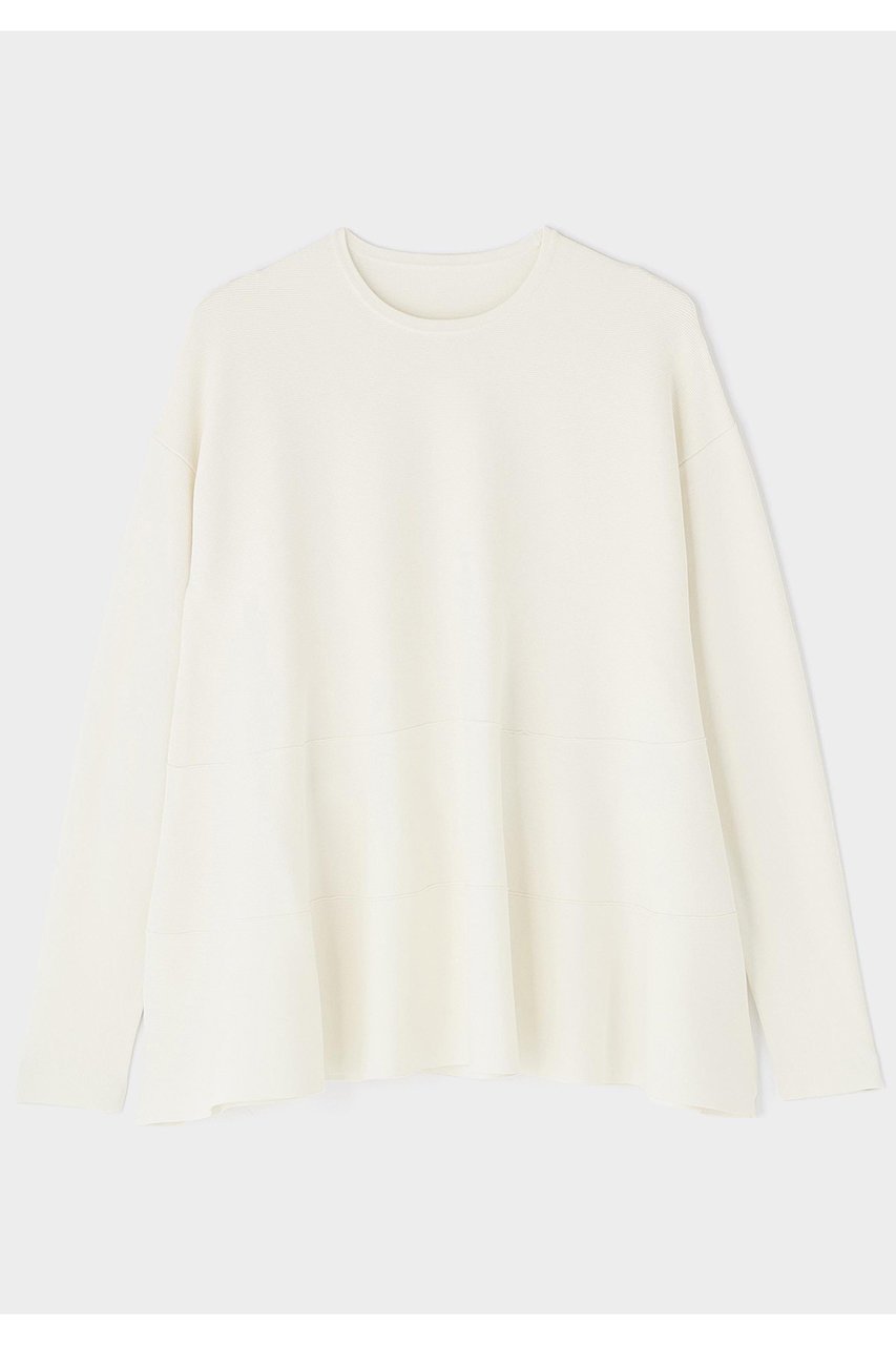 【ル フィル/LE PHIL】のVISニットプルオーバー インテリア・キッズ・メンズ・レディースファッション・服の通販 founy(ファニー) 　ファッション　Fashion　レディースファッション　Fashion for Women　トップス・カットソー　Cut & Sew Tops　ニット　Knit Tops & Sweaters　カジュアルプルオーバー・ニットトップス　Pullovers & Knit Tops / Casual Pullovers　シンプル　Simple, Minimal　バランス　Balance, Style Balance　フレア　Flare, Flared　エレガント 上品　Elegant　再入荷　Restock / Back in Stock　ホワイト|ID: prp329100004837734 ipo3291000000035850267