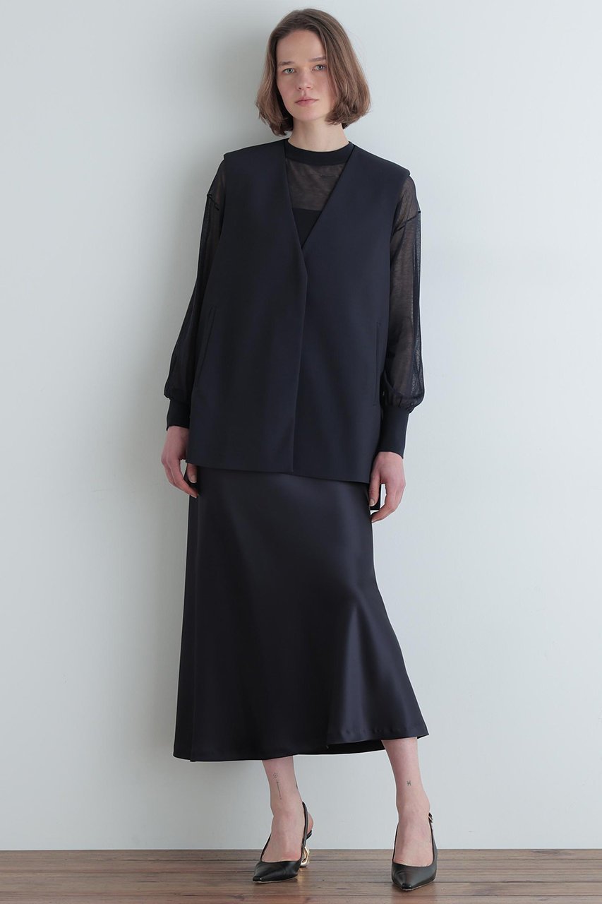 【ル フィル/LE PHIL】の2WAYツイルボックスジレ 人気、トレンドファッション・服の通販 founy(ファニー) 　ファッション　Fashion　レディースファッション　Fashion for Women　アウター　Coat / Outerwear Collection　レディースジャケット・軽アウター　Jackets　ジャケット　Jacket, Outerwear　スタンダード　Standard, Basic　スリム　Slim, Slim Fit　セットアップ　Set-Up, Coordinated Outfit　ツイル　Twist, Twisted Detail　バランス　Balance, Style Balance　定番　Standard, Basic Item　新作・新入荷　New Arrivals / New In　other-3|ID: prp329100004837742 ipo3291000000035248278