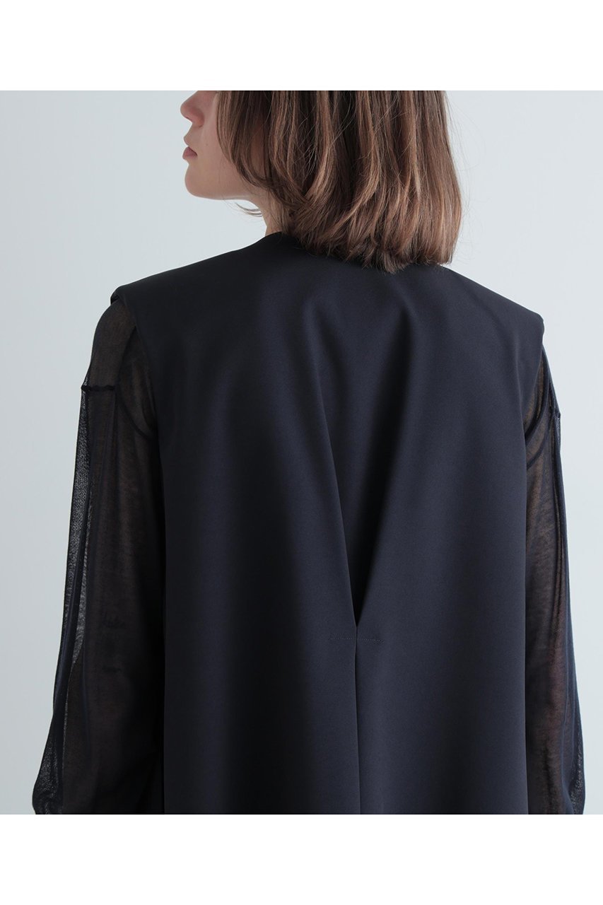 【ル フィル/LE PHIL】の2WAYツイルボックスジレ 人気、トレンドファッション・服の通販 founy(ファニー) 　ファッション　Fashion　レディースファッション　Fashion for Women　アウター　Coat / Outerwear Collection　レディースジャケット・軽アウター　Jackets　ジャケット　Jacket, Outerwear　スタンダード　Standard, Basic　スリム　Slim, Slim Fit　セットアップ　Set-Up, Coordinated Outfit　ツイル　Twist, Twisted Detail　バランス　Balance, Style Balance　定番　Standard, Basic Item　新作・新入荷　New Arrivals / New In　other-7|ID: prp329100004837742 ipo3291000000035248284