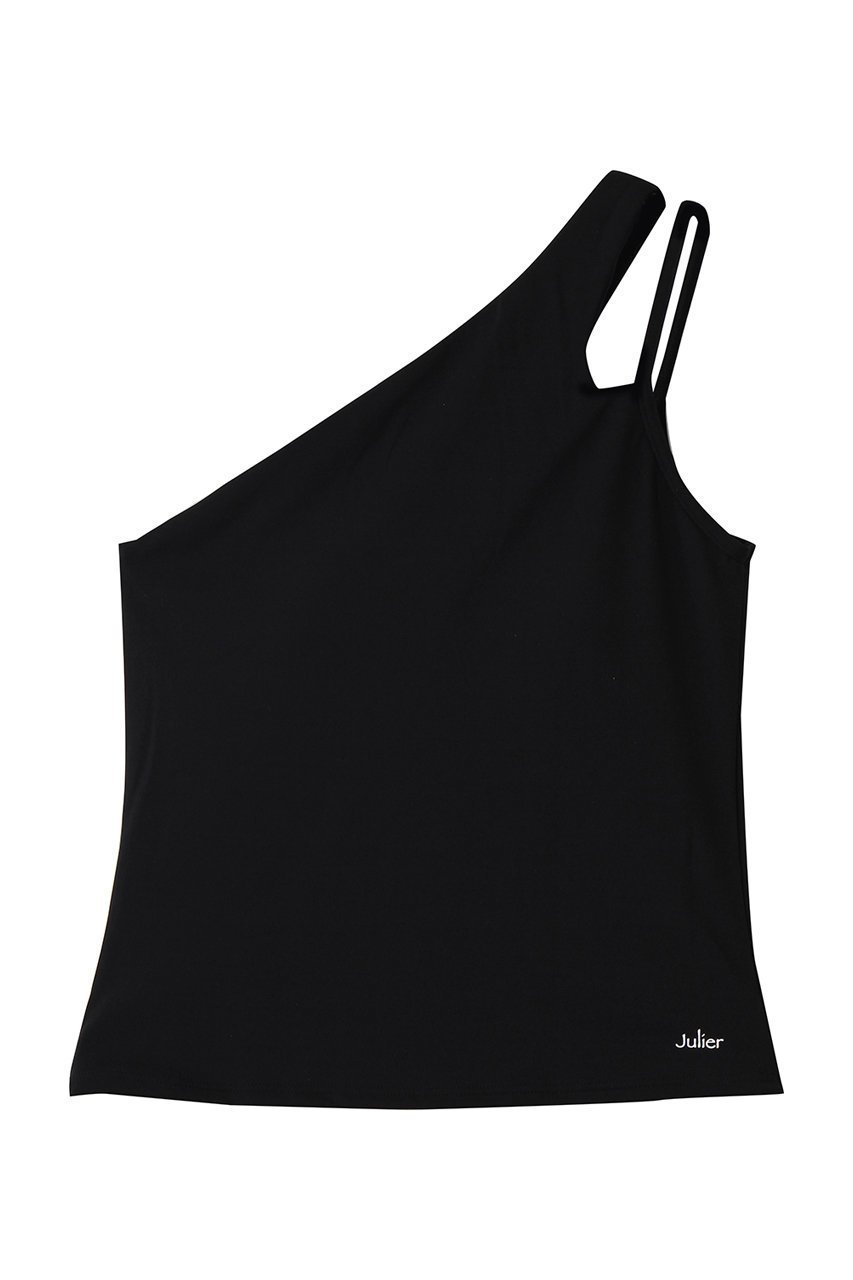 【ジュリエ/Julier】のYOGA FITアシメミドルトップス インテリア・キッズ・メンズ・レディースファッション・服の通販 founy(ファニー) 　ファッション　Fashion　レディースファッション　Fashion for Women　トップス・カットソー　Cut & Sew Tops　スポーツウェア　Functional & Stylish Sportswear　スポーツ トップス　Athletic Tops / Workout Tops / Training Shirts　2026年　2026　スポーツ　Sports, Activewear　フィット　Fit, Slim Fit　ワーク　Workwear, Utility Style　エレガント 上品　Elegant　夏　Summer　春　Spring　S/S・春夏　SS, Spring/Summer, Warm Season　ブラック|ID: prp329100004837748 ipo3291000000036162776