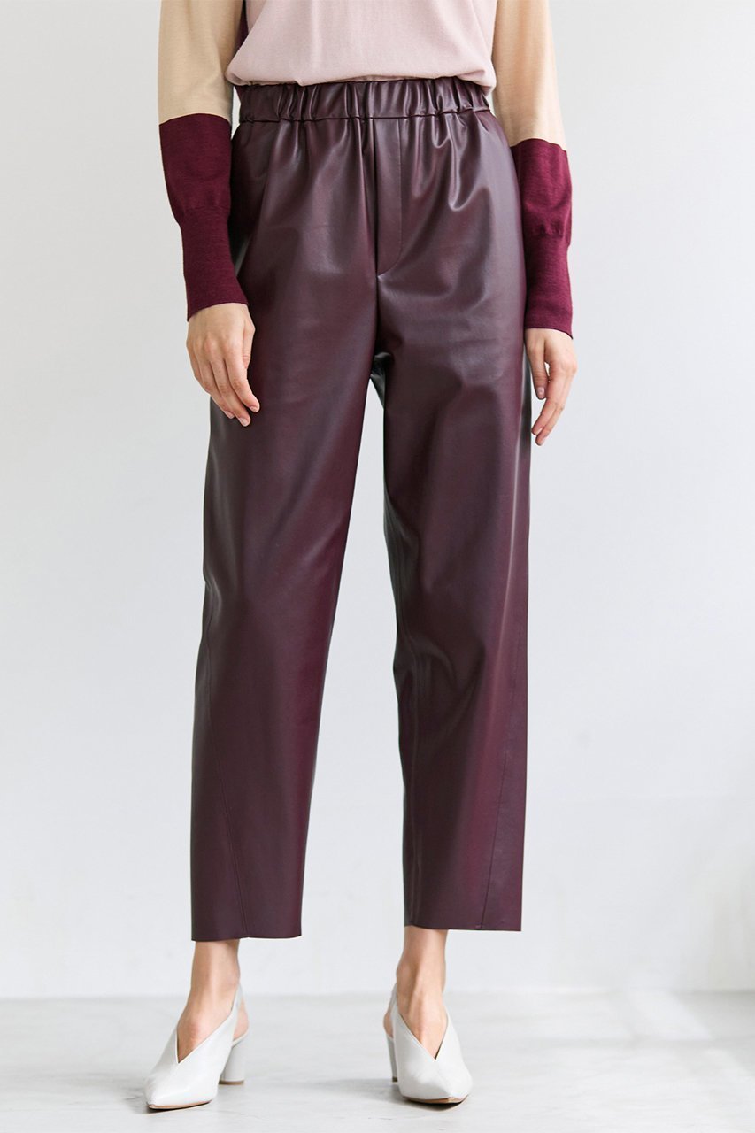 【ベイジ,/BEIGE,】のHYAL(ハイアル)/フェイクレザーカービーラインイージーパンツ 人気、トレンドファッション・服の通販 founy(ファニー) 　ファッション　Fashion　レディースファッション　Fashion for Women　パンツ　Pants & Trousers　2026年　2026　なめらか　Smooth, Silky Texture　ジャケット　Jacket, Outerwear　フェイクレザー　Faux Leather, PU Leather　マニッシュ　Mannish, Boyish　エレガント 上品　Elegant　夏　Summer　春　Spring　S/S・春夏　SS, Spring/Summer, Warm Season　other-7|ID: prp329100004837753 ipo3291000000036162845