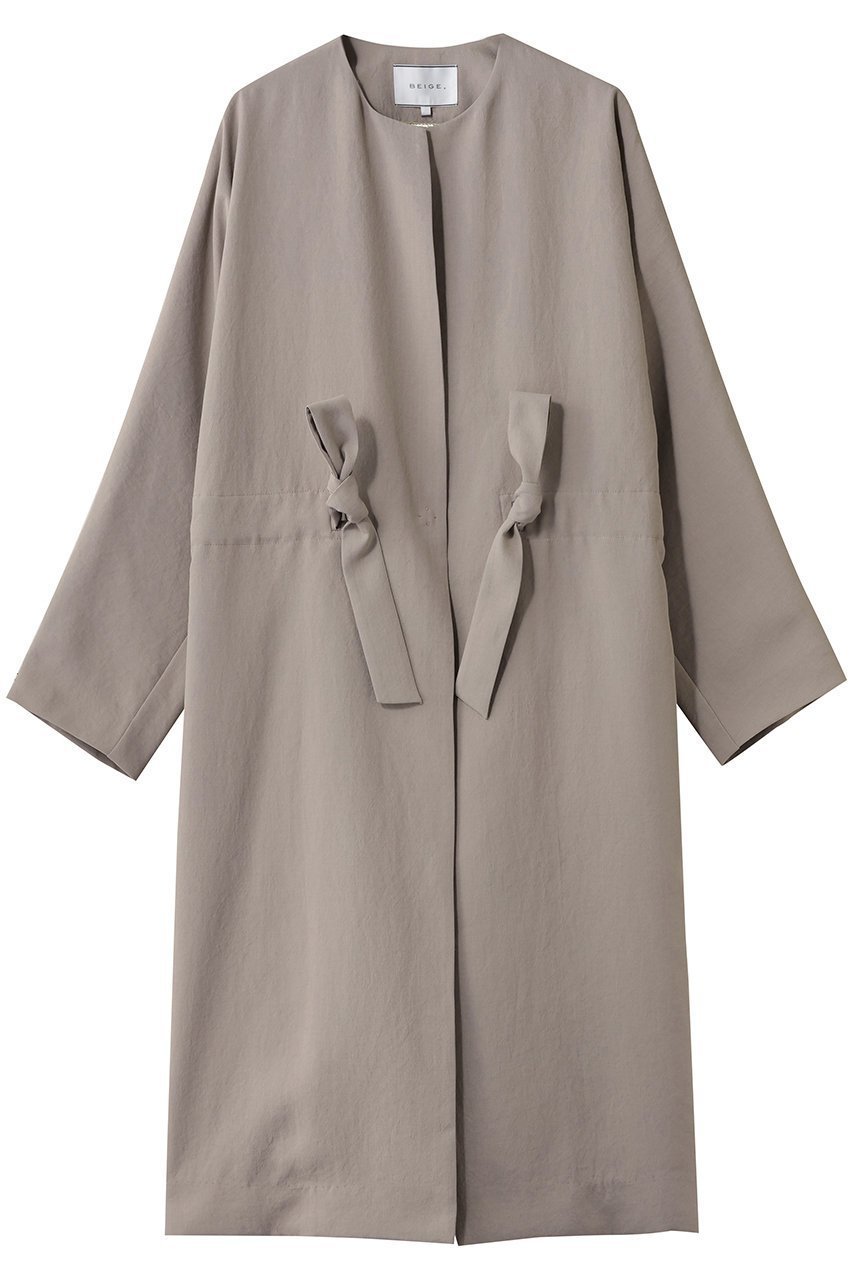 【ベイジ,/BEIGE,】のPORDIC(ポルディック)/ロングスプリングコート インテリア・キッズ・メンズ・レディースファッション・服の通販 founy(ファニー) 　ファッション　Fashion　レディースファッション　Fashion for Women　アウター　Coat / Outerwear Collection　コート・ロングコート・ピーコート　Long Coats, Peacoats & More　2026年　2026　フィット　Fit, Slim Fit　ロング　Long, Long-Length　夏　Summer　定番　Standard, Basic Item　春　Spring　S/S・春夏　SS, Spring/Summer, Warm Season　Taupe|ID: prp329100004837754 ipo3291000000036162849