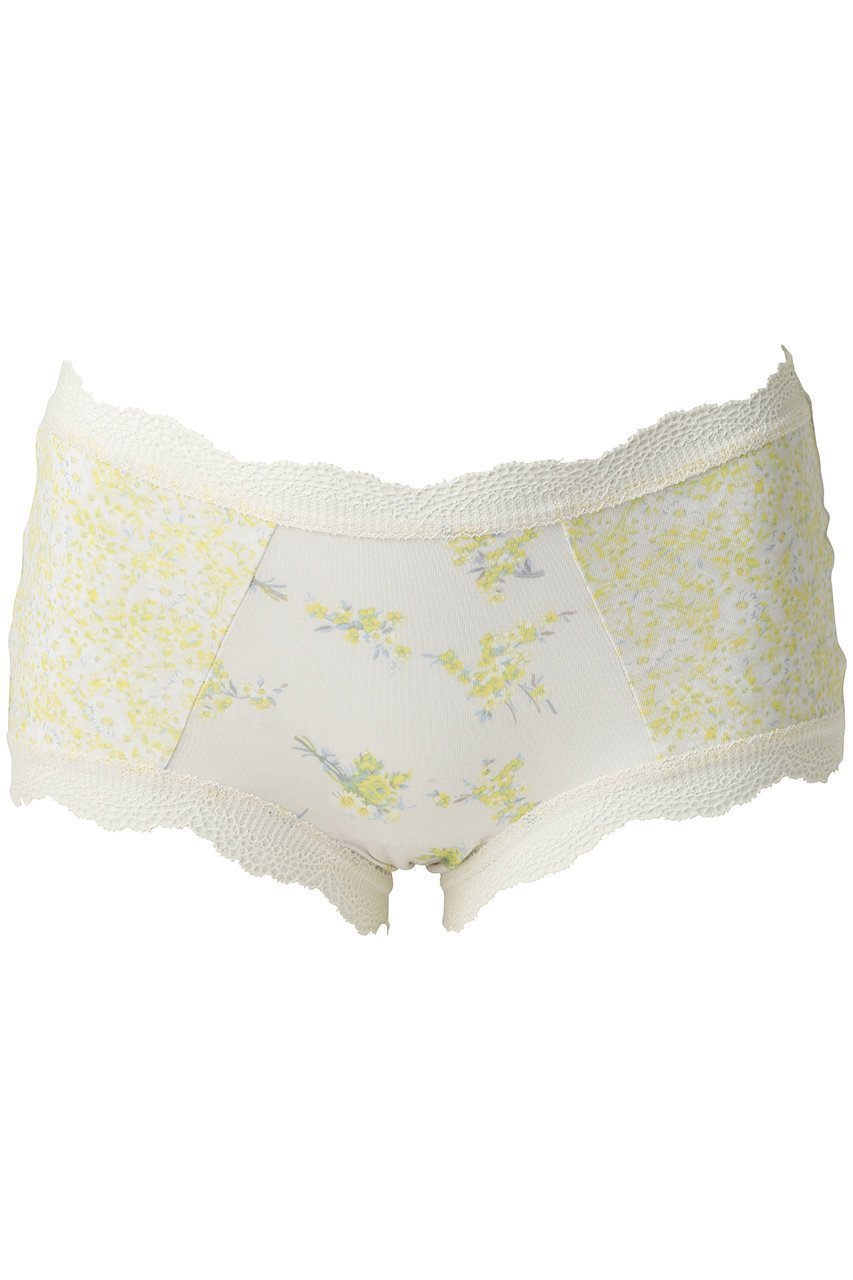 【キッドブルー/KID BLUE】の26ブリティッシュブーケヒップハンガー インテリア・キッズ・メンズ・レディースファッション・服の通販 founy(ファニー) 　ファッション　Fashion　レディースファッション　Fashion for Women　下着・ランジェリー　Lingerie & Intimates　ショーツ・ランジェリー用ボトムス　Panties / Briefs / Lingerie Bottoms　2026年　2026　おすすめ　Recommended / Our Picks　ショーツ　Shorts, Short Pants　フィット　Fit, Slim Fit　ランジェリー　Lingerie, Intimate Wear　レース　Lace, Lace Fabric　夏　Summer　春　Spring　S/S・春夏　SS, Spring/Summer, Warm Season　イエロー|ID: prp329100004837757 ipo3291000000035248398