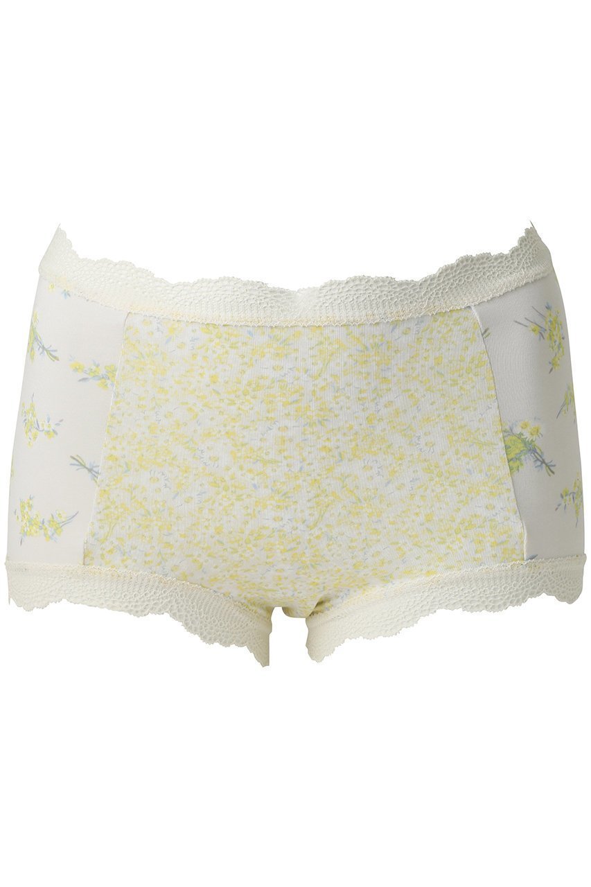 【キッドブルー/KID BLUE】の26ブリティッシュブーケSカルソン インテリア・キッズ・メンズ・レディースファッション・服の通販 founy(ファニー) 　ファッション　Fashion　レディースファッション　Fashion for Women　下着・ランジェリー　Lingerie & Intimates　ショーツ・ランジェリー用ボトムス　Panties / Briefs / Lingerie Bottoms　2026年　2026　ショーツ　Shorts, Short Pants　ショート　Short, Short Length　ランジェリー　Lingerie, Intimate Wear　レース　Lace, Lace Fabric　夏　Summer　春　Spring　S/S・春夏　SS, Spring/Summer, Warm Season　イエロー|ID: prp329100004837758 ipo3291000000036162901