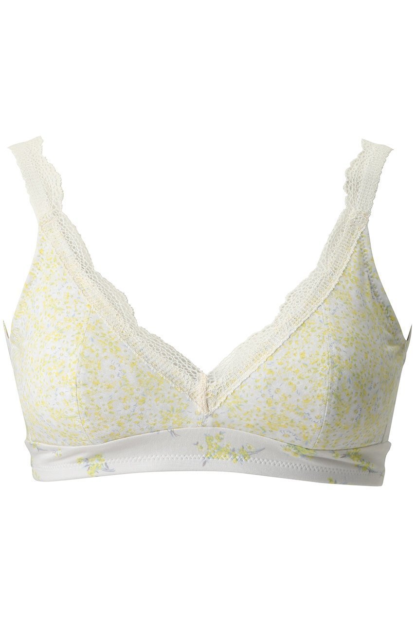 【キッドブルー/KID BLUE】の26ブリティッシュブーケカップブラ インテリア・キッズ・メンズ・レディースファッション・服の通販 founy(ファニー) 　ファッション　Fashion　レディースファッション　Fashion for Women　下着・ランジェリー　Lingerie & Intimates　ブラジャー・ランジェリーブラ　Bras / Lingerie Bras　2026年　2026　フロント　Front, Front Design　ブラジャー　Bra, Lingerie　プリント　Print, Printed Pattern　ラップ　Wrap, Wrap Design　ランジェリー　Lingerie, Intimate Wear　レース　Lace, Lace Fabric　夏　Summer　春　Spring　S/S・春夏　SS, Spring/Summer, Warm Season　イエロー|ID: prp329100004837759 ipo3291000000036162916