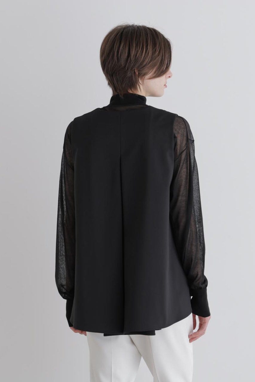 【ル フィル/LE PHIL】のハイストレッチダンボールジレ 人気、トレンドファッション・服の通販 founy(ファニー) 　ファッション　Fashion　レディースファッション　Fashion for Women　アウター　Coat / Outerwear Collection　レディースジャケット・軽アウター　Jackets　ジャケット　Jacket, Outerwear　ストレッチ　Stretch, Stretchy Fabric　スポーティ　Sporty, Casual Athletic　フレア　Flare, Flared　エレガント 上品　Elegant　再入荷　Restock / Back in Stock　other-6|ID: prp329100004837763 ipo3291000000036214467