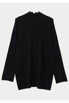 【ル フィル/LE PHIL】のオーバーサイズプルオーバーニット 人気、トレンドファッション・服の通販 founy(ファニー) ファッション Fashion レディースファッション Fashion for Women トップス・カットソー Cut & Sew Tops ニット Knit Tops & Sweaters カジュアルプルオーバー・ニットトップス Pullovers & Knit Tops / Casual Pullovers シンプル Simple, Minimal スタンダード Standard, Basic スリット Slit, Slit Detail ハイネック High Neck, Mock Neck thumbnail ブラック|ID: prp329100004837765 ipo3291000000035944751