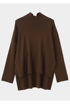 【ル フィル/LE PHIL】のオーバーサイズプルオーバーニット 人気、トレンドファッション・服の通販 founy(ファニー) ファッション Fashion レディースファッション Fashion for Women トップス・カットソー Cut & Sew Tops ニット Knit Tops & Sweaters カジュアルプルオーバー・ニットトップス Pullovers & Knit Tops / Casual Pullovers シンプル Simple, Minimal スタンダード Standard, Basic スリット Slit, Slit Detail ハイネック High Neck, Mock Neck thumbnail ブラウン|ID: prp329100004837765 ipo3291000000035944753