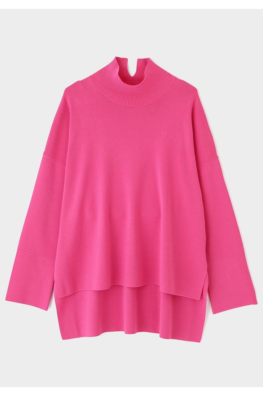 【ル フィル/LE PHIL】のオーバーサイズプルオーバーニット インテリア・キッズ・メンズ・レディースファッション・服の通販 founy(ファニー) 　ファッション　Fashion　レディースファッション　Fashion for Women　トップス・カットソー　Cut & Sew Tops　ニット　Knit Tops & Sweaters　カジュアルプルオーバー・ニットトップス　Pullovers & Knit Tops / Casual Pullovers　シンプル　Simple, Minimal　スタンダード　Standard, Basic　スリット　Slit, Slit Detail　ハイネック　High Neck, Mock Neck　ピンク|ID: prp329100004837765 ipo3291000000035944754