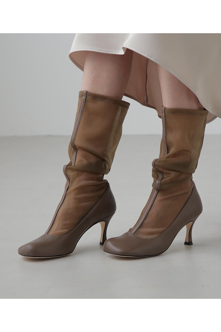 【アドーア/ADORE】のMESH BOOT 人気、トレンドファッション・服の通販 founy(ファニー) 　ファッション　Fashion　レディースファッション　Fashion for Women　おすすめ　Recommended / Our Picks　カッティング　Cutting Detail　コレクション　Collection, Seasonal Line　シューズ　Shoes, Footwear　シンプル　Simple, Minimal　ドッキング　Docking, Mixed Material　ヌーディ　Nude, Nude Tone　メッシュ　Mesh, Net Fabric　モダン　Modern, Contemporary　ロング　Long, Long-Length　夏　Summer　春　Spring　S/S・春夏　SS, Spring/Summer, Warm Season　other-2|ID: prp329100004837769 ipo3291000000036163042