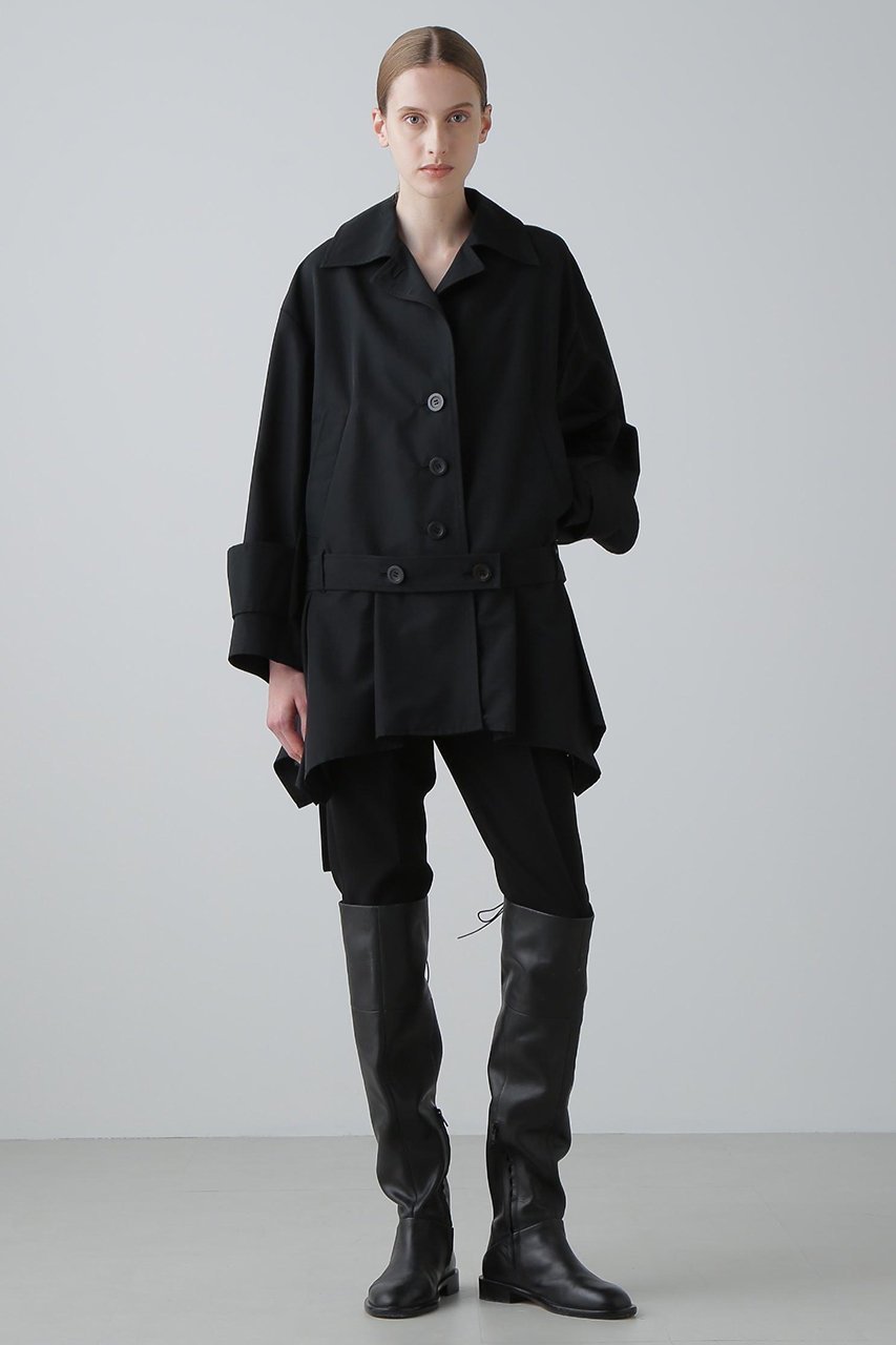 【アドーア/ADORE】のレザーロングブーツ 人気、トレンドファッション・服の通販 founy(ファニー) 　ファッション　Fashion　レディースファッション　Fashion for Women　コラボ　Collaboration, Collab　コレクション　Collection, Seasonal Line　今季　This Season, Current Season　トレンド　Trend, Trending Now　バランス　Balance, Style Balance　フラット　Flat, Flat Shoes　ポンチョ　Poncho, Cape Style　レース　Lace, Lace Fabric　other-3|ID: prp329100004837771 ipo3291000000035944791