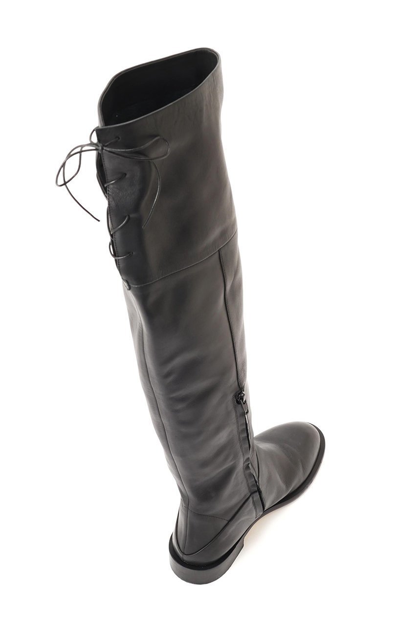 【アドーア/ADORE】のレザーロングブーツ 人気、トレンドファッション・服の通販 founy(ファニー) 　ファッション　Fashion　レディースファッション　Fashion for Women　コラボ　Collaboration, Collab　コレクション　Collection, Seasonal Line　今季　This Season, Current Season　トレンド　Trend, Trending Now　バランス　Balance, Style Balance　フラット　Flat, Flat Shoes　ポンチョ　Poncho, Cape Style　レース　Lace, Lace Fabric　other-7|ID: prp329100004837771 ipo3291000000035944795