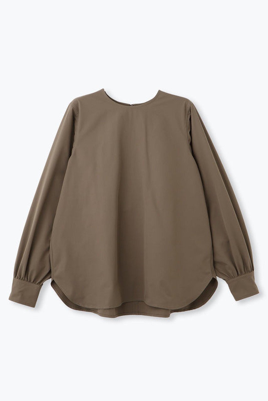 【レリル/lelill】のTHE BASIC BLOUSE 4.0 インテリア・キッズ・メンズ・レディースファッション・服の通販 founy(ファニー) 　ファッション　Fashion　レディースファッション　Fashion for Women　トップス・カットソー　Cut & Sew Tops　シャツ・ブラウス・オフィスカジュアル　Elegant Blouses & Button-Ups　スリーブ　Sleeve, Long Sleeve / Short Sleeve　ビッグ　Big, Oversized　リボン　Ribbon, Bow　ロング　Long, Long-Length　吸水　Absorbent, Quick-Dry　夏　Summer　定番　Standard, Basic Item　春　Spring　S/S・春夏　SS, Spring/Summer, Warm Season　A/W・秋冬　Autumn/Winter　カーキ|ID: prp329100004837772 ipo3291000000035850624
