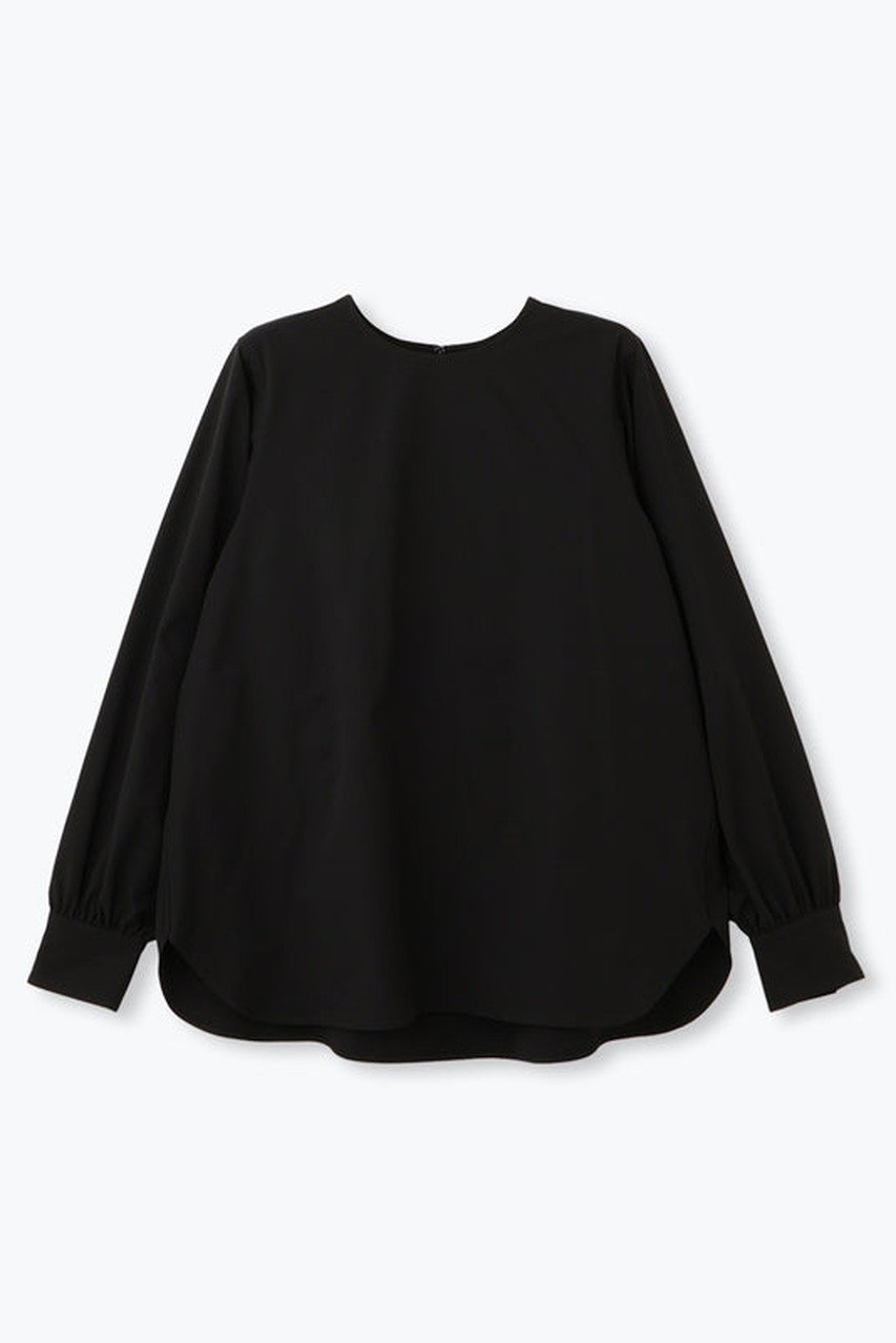 【レリル/lelill】のTHE BASIC BLOUSE 4.0 インテリア・キッズ・メンズ・レディースファッション・服の通販 founy(ファニー) 　ファッション　Fashion　レディースファッション　Fashion for Women　トップス・カットソー　Cut & Sew Tops　シャツ・ブラウス・オフィスカジュアル　Elegant Blouses & Button-Ups　スリーブ　Sleeve, Long Sleeve / Short Sleeve　ビッグ　Big, Oversized　リボン　Ribbon, Bow　ロング　Long, Long-Length　吸水　Absorbent, Quick-Dry　夏　Summer　定番　Standard, Basic Item　春　Spring　S/S・春夏　SS, Spring/Summer, Warm Season　A/W・秋冬　Autumn/Winter　ブラック|ID: prp329100004837772 ipo3291000000035850627