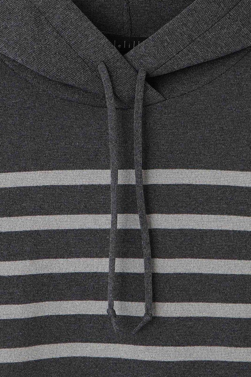 【レリル/lelill】のハイテクニット/ボーダーフーディ 人気、トレンドファッション・服の通販 founy(ファニー) 　ファッション　Fashion　レディースファッション　Fashion for Women　トップス・カットソー　Cut & Sew Tops　ニット　Knit Tops & Sweaters　カジュアルプルオーバー・ニットトップス　Pullovers & Knit Tops / Casual Pullovers　ジャケット　Jacket, Outerwear　冬　Winter / This Winter　新作・新入荷　New Arrivals / New In　other-4|ID: prp329100004837775 ipo3291000000035248644