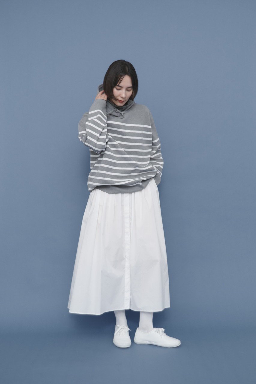 【レリル/lelill】のハイテクニット/ボーダーフーディ 人気、トレンドファッション・服の通販 founy(ファニー) 　ファッション　Fashion　レディースファッション　Fashion for Women　トップス・カットソー　Cut & Sew Tops　ニット　Knit Tops & Sweaters　カジュアルプルオーバー・ニットトップス　Pullovers & Knit Tops / Casual Pullovers　ジャケット　Jacket, Outerwear　冬　Winter / This Winter　other-8|ID: prp329100004837775 ipo3291000000035429551