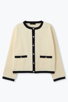 【レリル/lelill】のハイテクニット/カーディジャケット 人気、トレンドファッション・服の通販 founy(ファニー) ファッション Fashion レディースファッション Fashion for Women オケージョン Occasion Wear カーディガン Cardigan, Knitwear ジャケット Jacket, Outerwear 冬 Winter / This Winter thumbnail オフホワイト|ID: prp329100004837776 ipo3291000000036163091