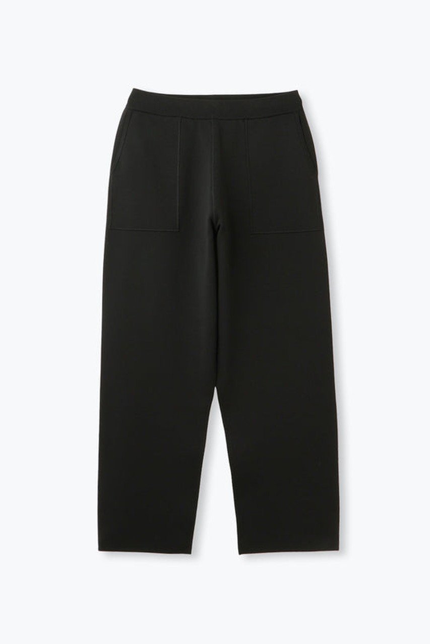 【レリル/lelill】のハイテクニット/テーパードシルエットパンツ インテリア・キッズ・メンズ・レディースファッション・服の通販 founy(ファニー) 　ファッション　Fashion　レディースファッション　Fashion for Women　パンツ　Pants & Trousers　おすすめ　Recommended / Our Picks　ジャケット　Jacket, Outerwear　セットアップ　Set-Up, Coordinated Outfit　テーパード　Tapered, Tapered Pants　ドローコード　Drawcord, Drawstring Cord　冬　Winter / This Winter　ブラック|ID: prp329100004837778 ipo3291000000035944807