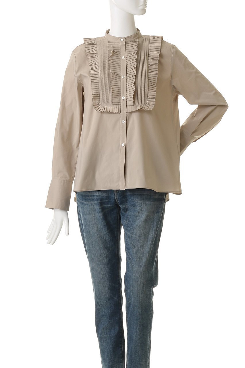 【マリリンムーン/MARILYN MOON】の【SOI-MeME】タックプリーツジャボブラウス 人気、トレンドファッション・服の通販 founy(ファニー) 　ファッション　Fashion　レディースファッション　Fashion for Women　トップス・カットソー　Cut & Sew Tops　シャツ・ブラウス・オフィスカジュアル　Elegant Blouses & Button-Ups　2026年　2026　シンプル　Simple, Minimal　スリーブ　Sleeve, Long Sleeve / Short Sleeve　バランス　Balance, Style Balance　フリル　Frill, Ruffle　プリーツ　Pleats, Pleated　ボトム　Bottoms, Lower Wear　ロング　Long, Long-Length　夏　Summer　春　Spring　S/S・春夏　SS, Spring/Summer, Warm Season　other-2|ID: prp329100004837780 ipo3291000000035899671