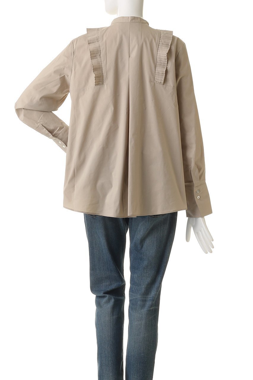 【マリリンムーン/MARILYN MOON】の【SOI-MeME】タックプリーツジャボブラウス 人気、トレンドファッション・服の通販 founy(ファニー) 　ファッション　Fashion　レディースファッション　Fashion for Women　トップス・カットソー　Cut & Sew Tops　シャツ・ブラウス・オフィスカジュアル　Elegant Blouses & Button-Ups　2026年　2026　シンプル　Simple, Minimal　スリーブ　Sleeve, Long Sleeve / Short Sleeve　バランス　Balance, Style Balance　フリル　Frill, Ruffle　プリーツ　Pleats, Pleated　ボトム　Bottoms, Lower Wear　ロング　Long, Long-Length　夏　Summer　春　Spring　S/S・春夏　SS, Spring/Summer, Warm Season　other-4|ID: prp329100004837780 ipo3291000000035899673