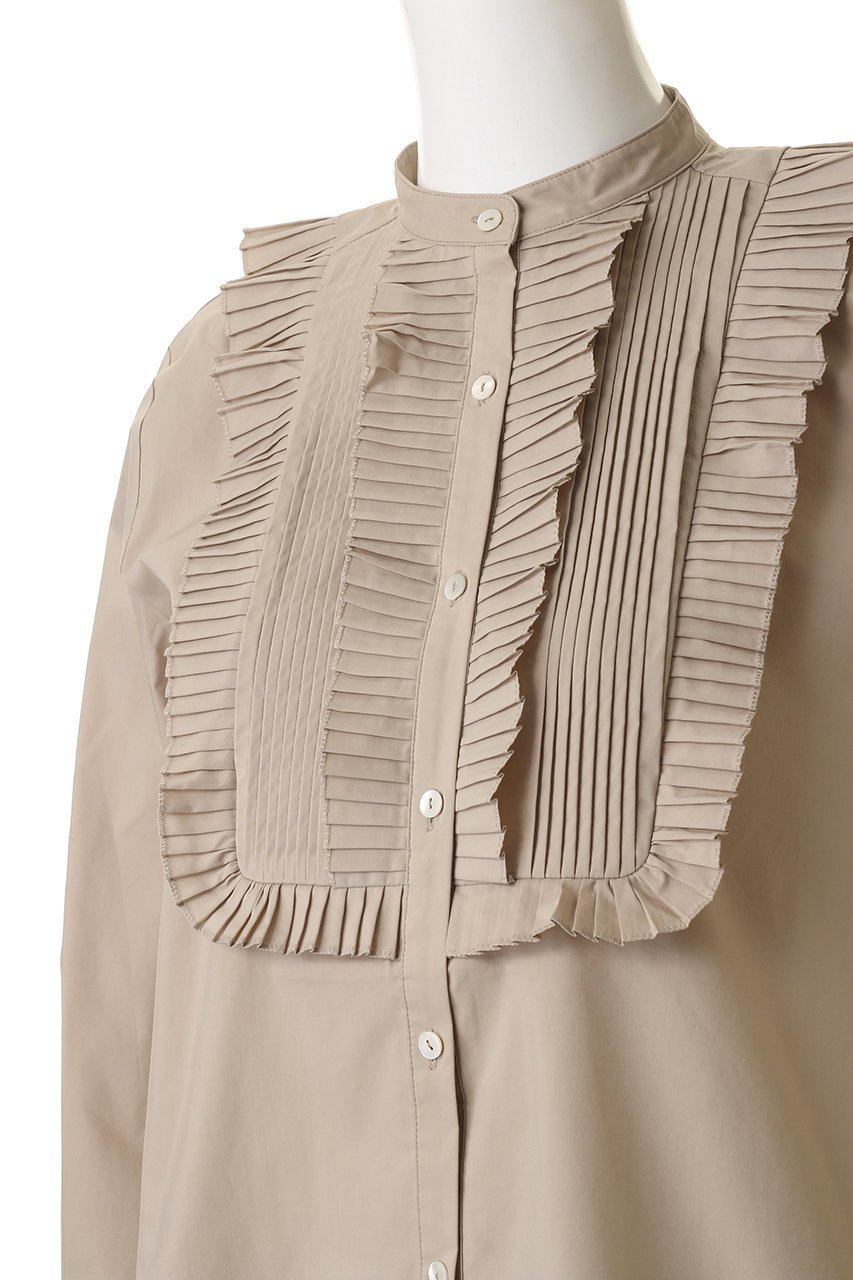 【マリリンムーン/MARILYN MOON】の【SOI-MeME】タックプリーツジャボブラウス 人気、トレンドファッション・服の通販 founy(ファニー) 　ファッション　Fashion　レディースファッション　Fashion for Women　トップス・カットソー　Cut & Sew Tops　シャツ・ブラウス・オフィスカジュアル　Elegant Blouses & Button-Ups　2026年　2026　シンプル　Simple, Minimal　スリーブ　Sleeve, Long Sleeve / Short Sleeve　バランス　Balance, Style Balance　フリル　Frill, Ruffle　プリーツ　Pleats, Pleated　ボトム　Bottoms, Lower Wear　ロング　Long, Long-Length　夏　Summer　春　Spring　S/S・春夏　SS, Spring/Summer, Warm Season　other-5|ID: prp329100004837780 ipo3291000000035899675