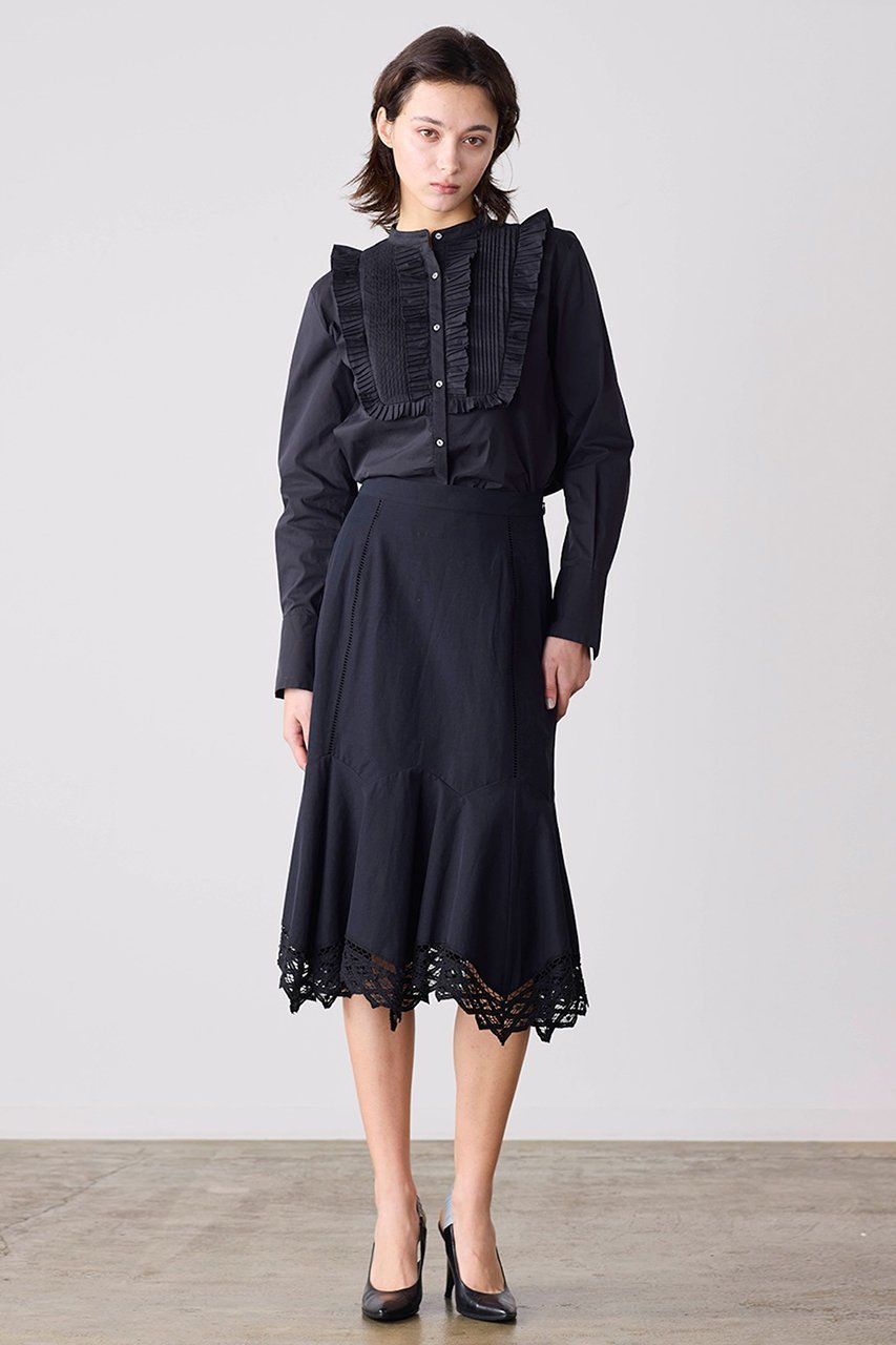 【マリリンムーン/MARILYN MOON】の【SOI-MeME】タックプリーツジャボブラウス 人気、トレンドファッション・服の通販 founy(ファニー) 　ファッション　Fashion　レディースファッション　Fashion for Women　トップス・カットソー　Cut & Sew Tops　シャツ・ブラウス・オフィスカジュアル　Elegant Blouses & Button-Ups　2026年　2026　シンプル　Simple, Minimal　スリーブ　Sleeve, Long Sleeve / Short Sleeve　バランス　Balance, Style Balance　フリル　Frill, Ruffle　プリーツ　Pleats, Pleated　ボトム　Bottoms, Lower Wear　ロング　Long, Long-Length　夏　Summer　春　Spring　S/S・春夏　SS, Spring/Summer, Warm Season　other-6|ID: prp329100004837780 ipo3291000000035899676