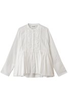 【マリリンムーン/MARILYN MOON】の【SOI-MeME】コードエンブロイダリーダイヤタックブラウス 人気、トレンドファッション・服の通販 founy(ファニー) ファッション Fashion レディースファッション Fashion for Women トップス・カットソー Cut & Sew Tops シャツ・ブラウス・オフィスカジュアル Elegant Blouses & Button-Ups 2026年 2026 おすすめ Recommended / Our Picks カフス Cuff Design ギャザー Gathered, Ruffled シアー Sheer, See-Through スリット Slit, Slit Detail スリーブ Sleeve, Long Sleeve / Short Sleeve リュクス Luxury, Elegant, High-End, Chic リラックス Relax, Relaxed Fit ルーズ Loose, Oversized ロング Long, Long-Length ヴィンテージ Vintage Style 夏 Summer 春 Spring S/S・春夏 SS, Spring/Summer, Warm Season |ID:prp329100004837781