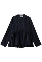 【マリリンムーン/MARILYN MOON】の【SOI-MeME】コードエンブロイダリーダイヤタックブラウス 人気、トレンドファッション・服の通販 founy(ファニー) ファッション Fashion レディースファッション Fashion for Women トップス・カットソー Cut & Sew Tops シャツ・ブラウス・オフィスカジュアル Elegant Blouses & Button-Ups 2026年 2026 おすすめ Recommended / Our Picks カフス Cuff Design ギャザー Gathered, Ruffled シアー Sheer, See-Through スリット Slit, Slit Detail スリーブ Sleeve, Long Sleeve / Short Sleeve リュクス Luxury, Elegant, High-End, Chic リラックス Relax, Relaxed Fit ルーズ Loose, Oversized ロング Long, Long-Length ヴィンテージ Vintage Style 夏 Summer 春 Spring S/S・春夏 SS, Spring/Summer, Warm Season thumbnail ネイビー|ID: prp329100004837781 ipo3291000000035248814